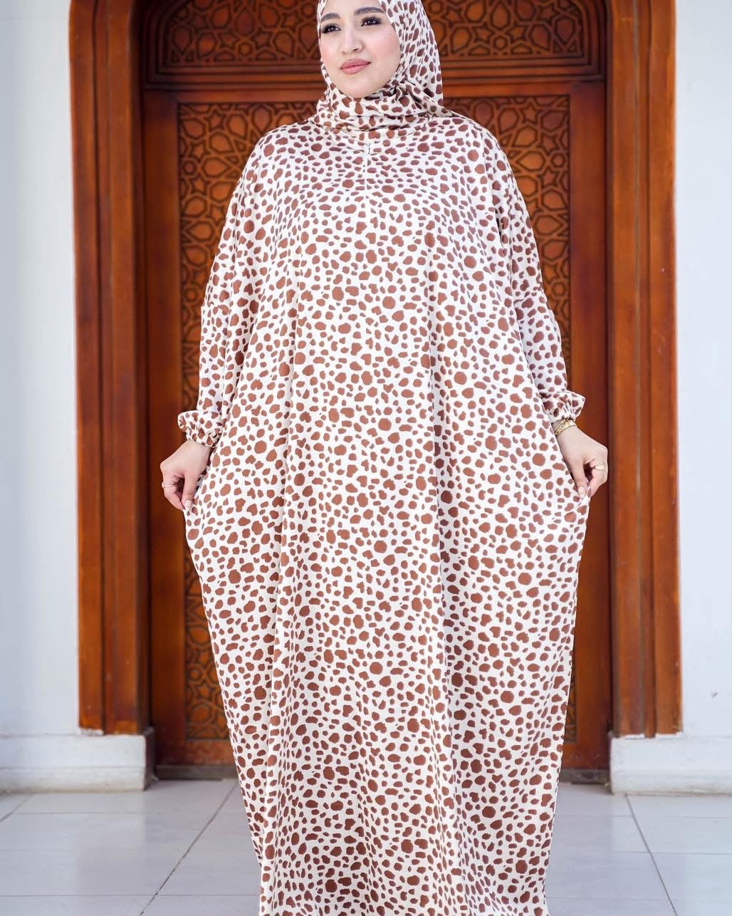 Women's Leopard Print Satin Isdal